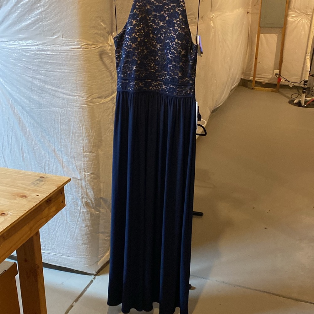 Navy blue maxi dress/gown